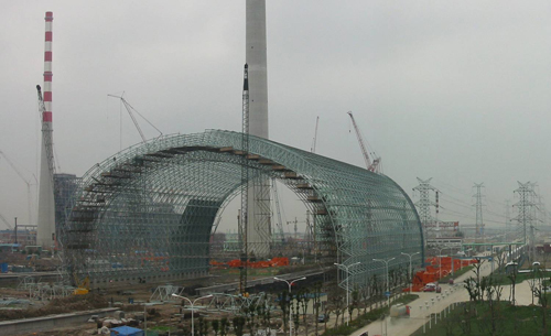 漯河发电厂球形网架